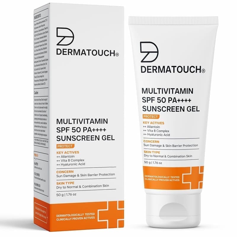 DERMATOUCH Multivitamin SPF 50 PA++++ Sunscreen Gel product front view