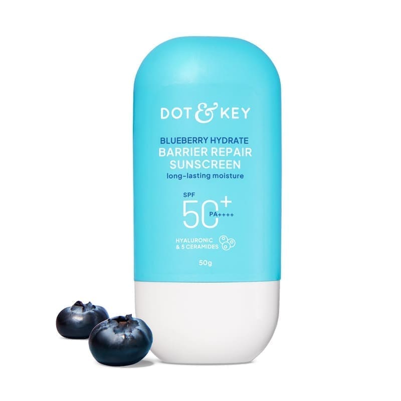 Dot & Key Blueberry Hydrate Barrier Repair Sunscreen In-Vivo Tested SPF 50+ PA++++ product front view