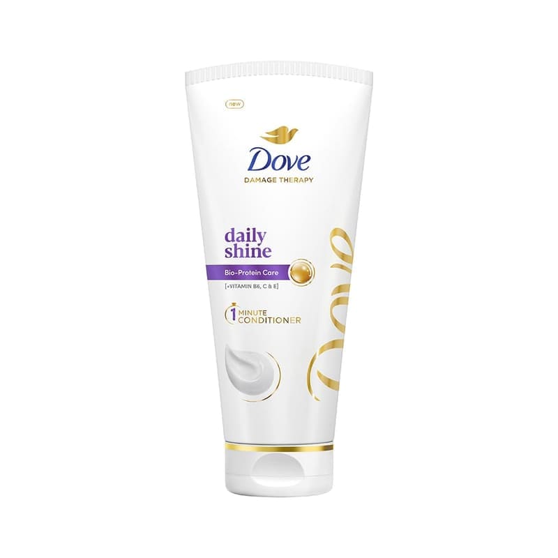 DOVE Daily Shine Hair Conditioner, 175 ml, for Smooth & Shiny Hair, with Nutritive Serum, product front view