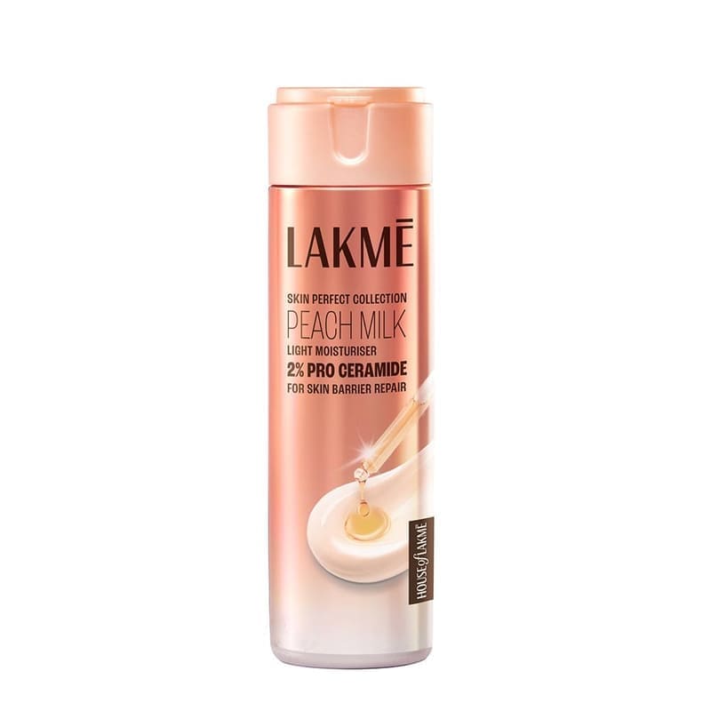 Lakme Peach Milk Pro Ceramide Moisturizer with Vitamin E for Deep Moisturizing and Skin... product front view