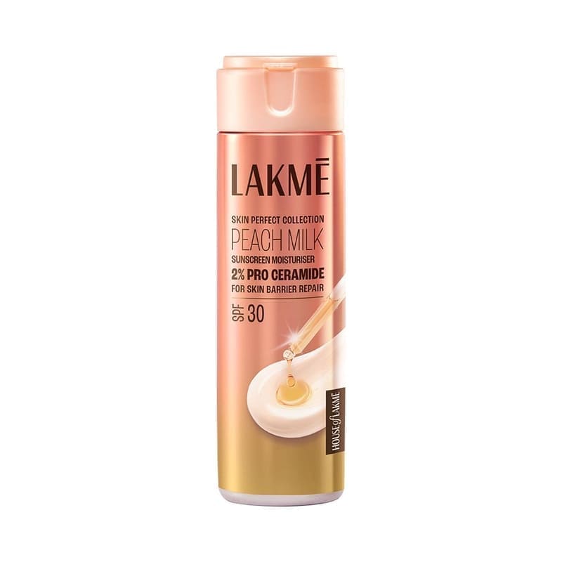 Lakmé Peach Milk Moisturiser SPF 30 with 2% Pro-Ceramide product front view