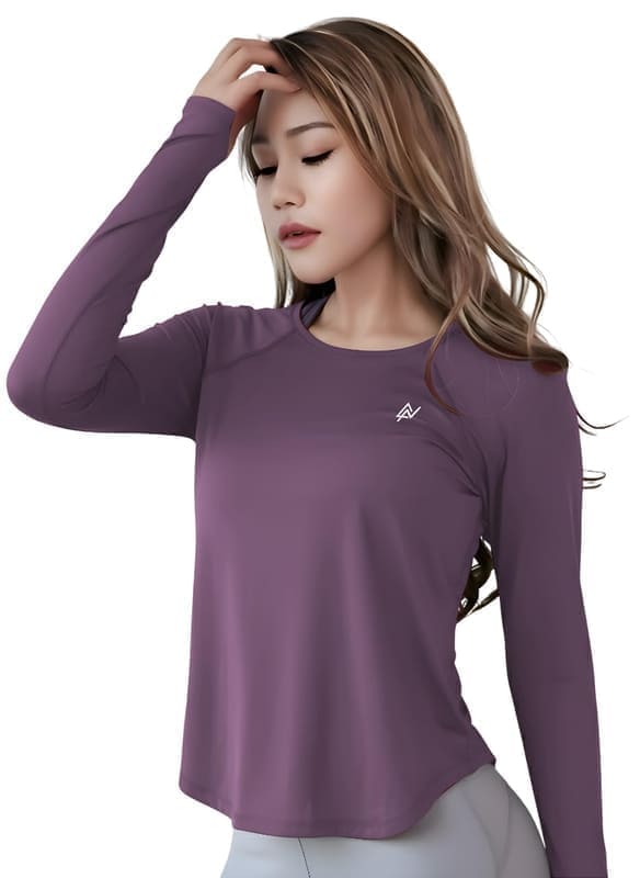 Nexsus Apparels Stretchable Full Sleeves Gym T-Shirt for Women thumbnail