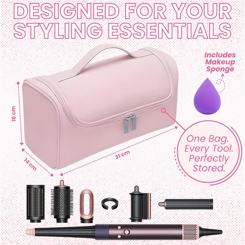 OCEANEVO padded styler case with attachment pockets, alternate listing view
