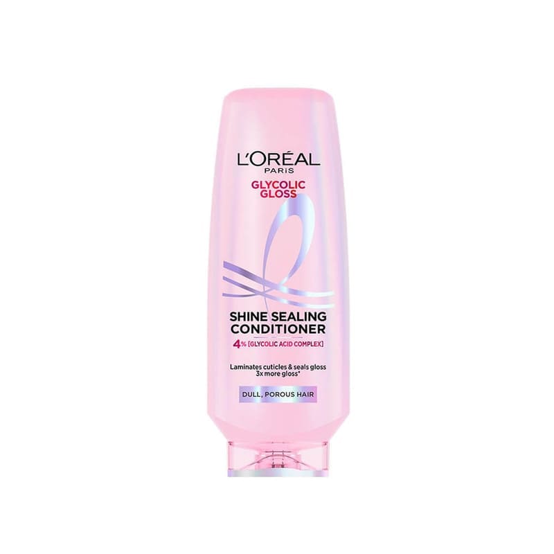 L'Oreal Paris Floral Glycolic Gloss Shine Sealing Conditioner, Powered By 4% Glycolic Acid product front view