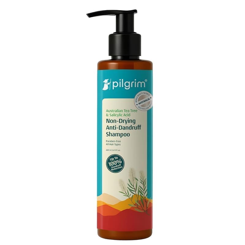 Pilgrim Australian Tea Tree Non-Drying Anti-Dandruff Shampoo 200 ml product front view