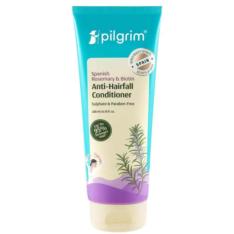 Pilgrim Spanish Rosemary & Biotin Anti Hairfall Conditioner for Reducing Hair Loss & Break product front view